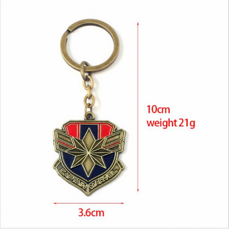 The avengers allianc Captain Marvel Alloy Keychain pendant price for 5 pcs