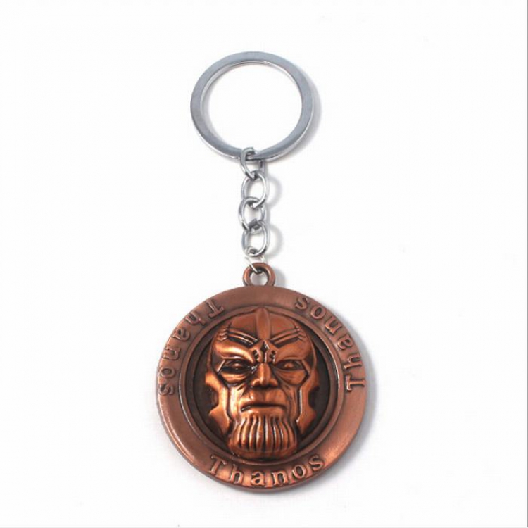 The avengers allianc Thanos Alloy Rotatable Keychain pendant price for 5 pcs