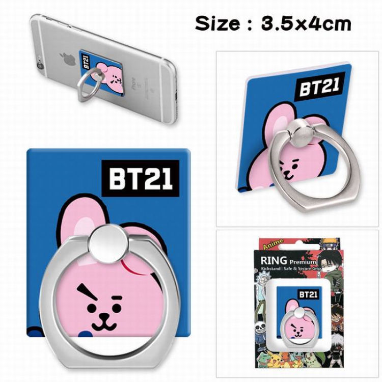 BTS BT21 Ring holder for mobile phone 3.5X4CM Style H