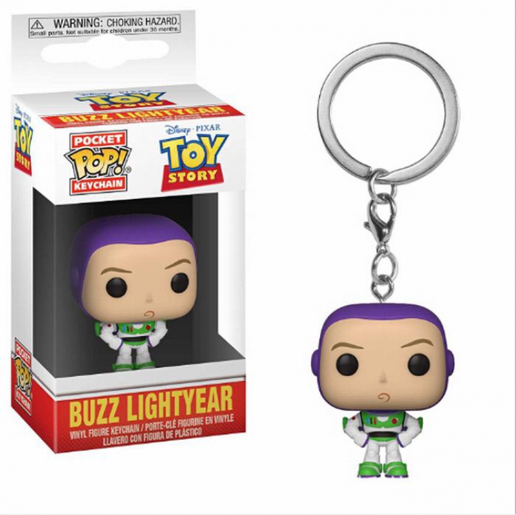 Toy Story Buzz Lightyear POP Boxed Figure Keychain pendant 5CM