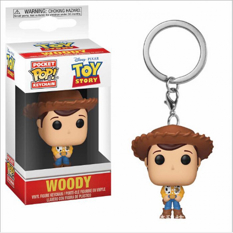 Toy Story Woody POP Boxed Figure Keychain pendant 5CM