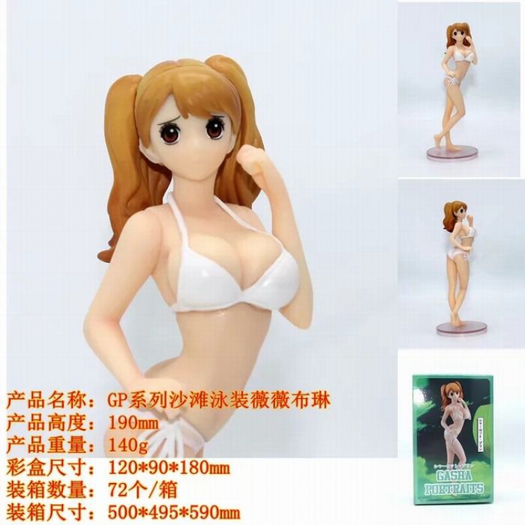 One Piece Vivi Brin Sexy beautiful girl Boxed Figure Decoration 19CM