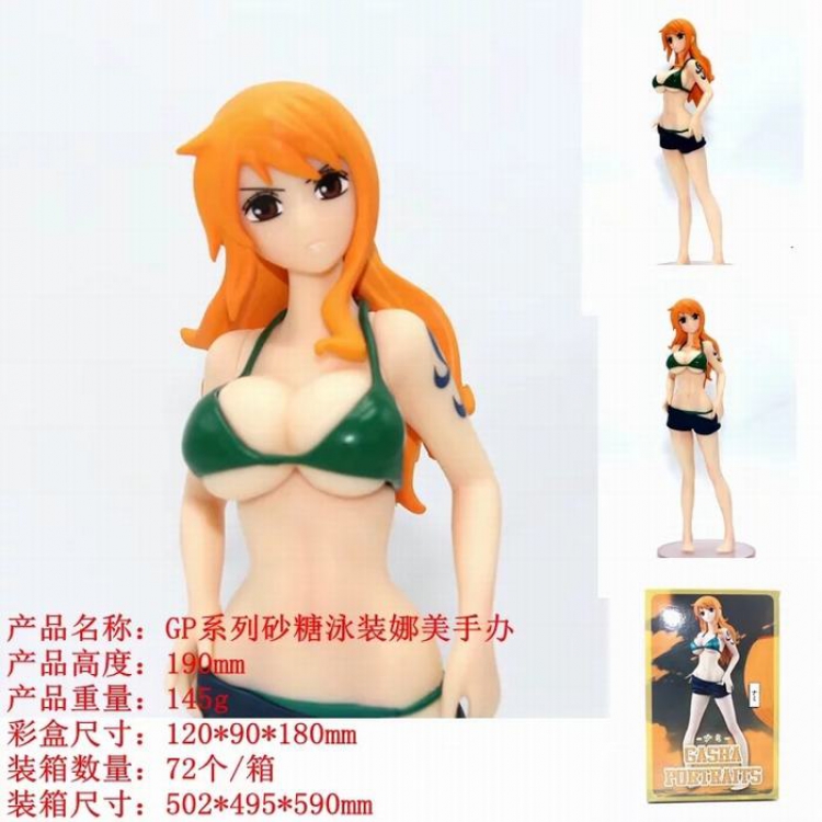 One Piece Nami Sexy beautiful girl Boxed Figure Decoration 19CM