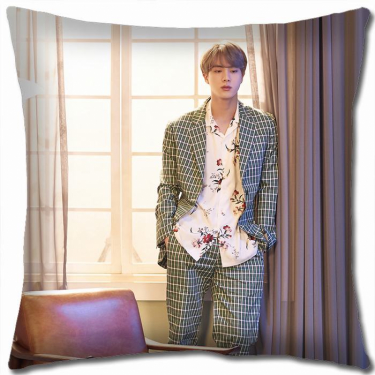 BTS Double-sided full color Pillow Cushion 45X45CM NO FILLING