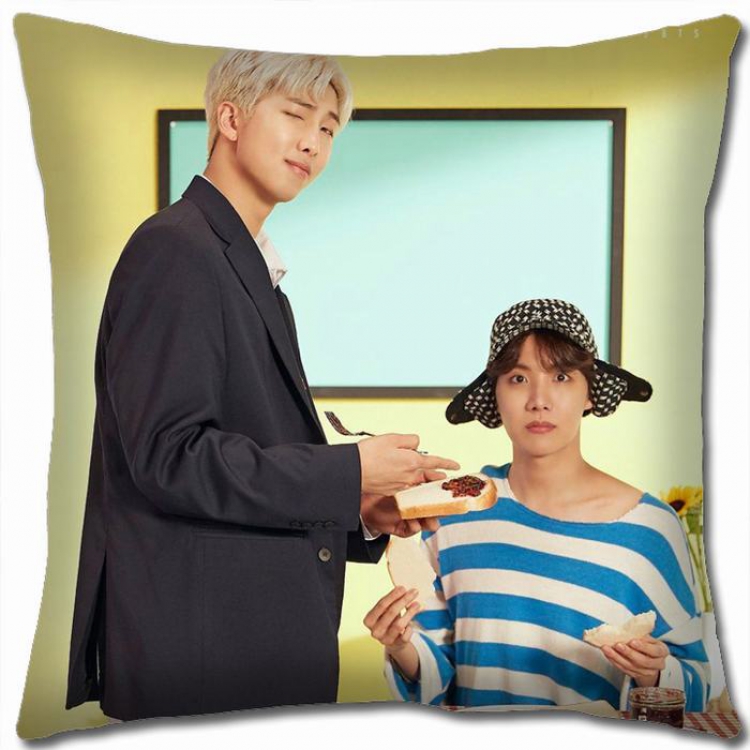 BTS Double-sided full color Pillow Cushion 45X45CM NO FILLING