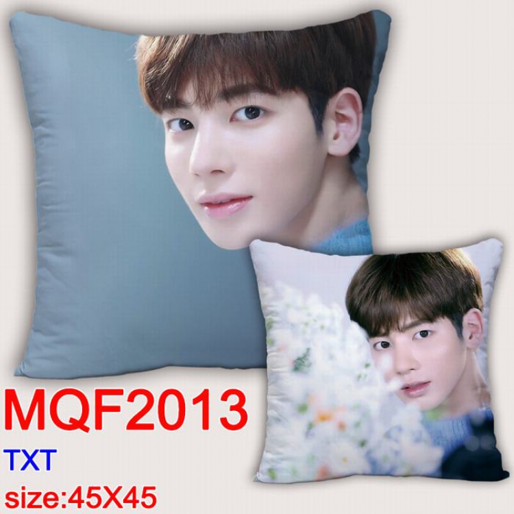 TXT Double-sided full color Pillow Cushion 45X45CM MQF2013