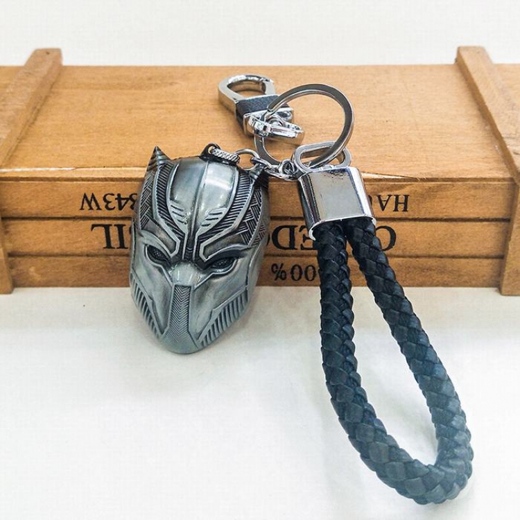 Black Panther Black rope Keychain pendant