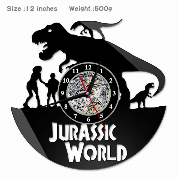 Jurassic World Creative painting wall clocks and clocks PVC material No battery