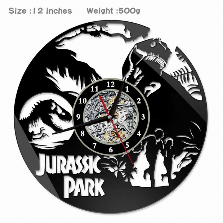 Jurassic World Creative painting wall clocks and clocks PVC material No battery