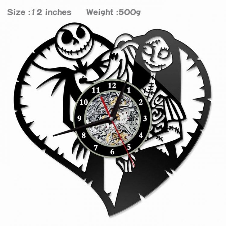 The Nightmare Before Christmas Creative painting wall clocks and clocks PVC material No battery