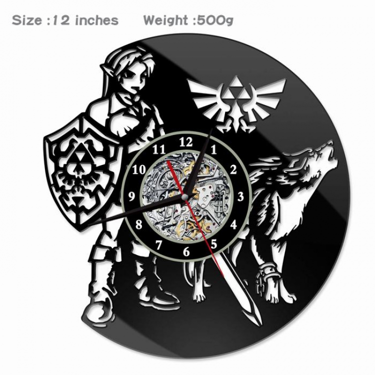 The Legend of Zelda Creative painting wall clocks and clocks PVC material No battery
