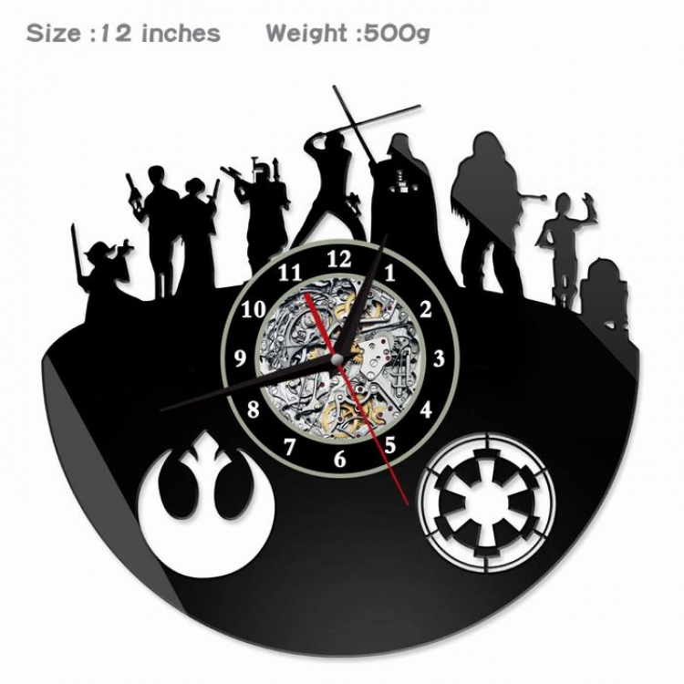 Star Wars Creative painting wall clocks and clocks PVC material No battery