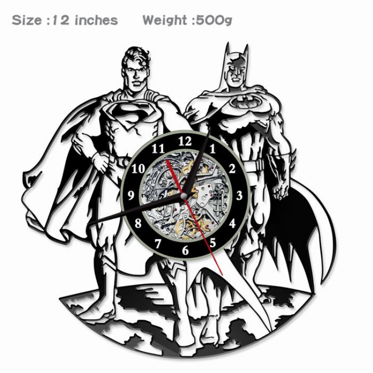Justice League Creative painting wall clocks and clocks PVC material No battery