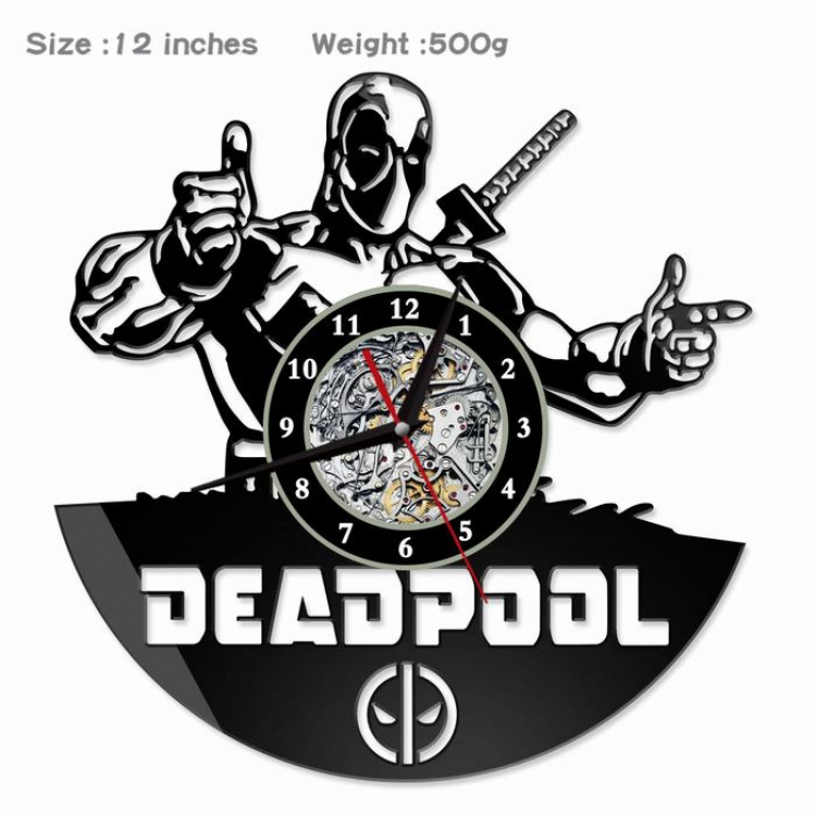 Deadpool Creative painting wall clocks and clocks PVC material No battery