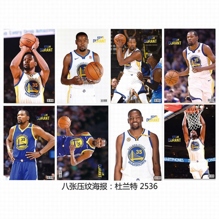 Basketball star Poster 42X29CM 8 pcs a set price for 5 sets