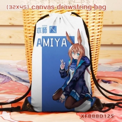 Cartoon anime Canvas backpack ...