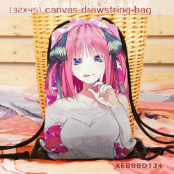 Cartoon anime Canvas backpack ...