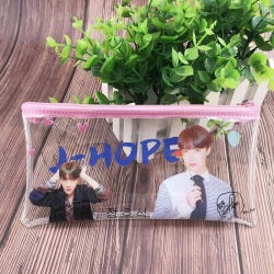 BTS Transparent pencil case st...