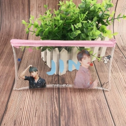 BTS Transparent pencil case st...