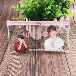 BTS Transparent pencil case st...