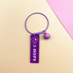 BTS Acrylic with bell Keychain...