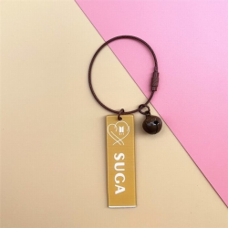 BTS Acrylic with bell Keychain...