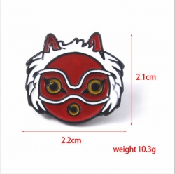 Princess Mononoke Alloy brooch...