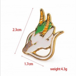 Princess Mononoke Alloy brooch...