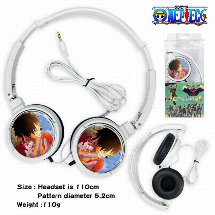 One Piece Headset Head-mounted Earphone Headphone 110G