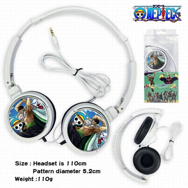 One Piece Headset Head-mounted Earphone Headphone 110G