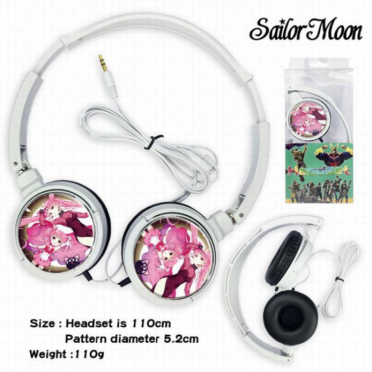 Sailormoon Headset Head-mounted Earphone Headphone 110G