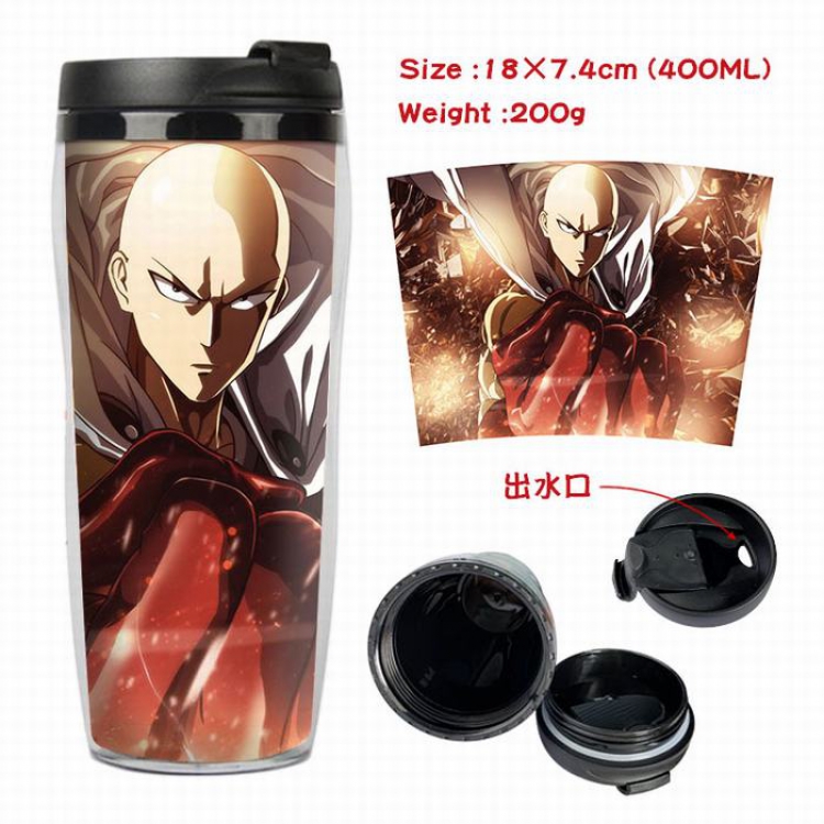 One Punch Man Starbucks Leakproof Insulation cup Kettle 7.4X18CM 400ML