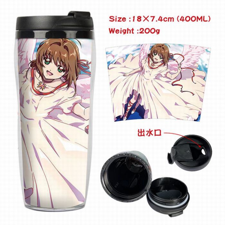 Card Captor Sakura Starbucks Leakproof Insulation cup Kettle 7.4X18CM 400ML