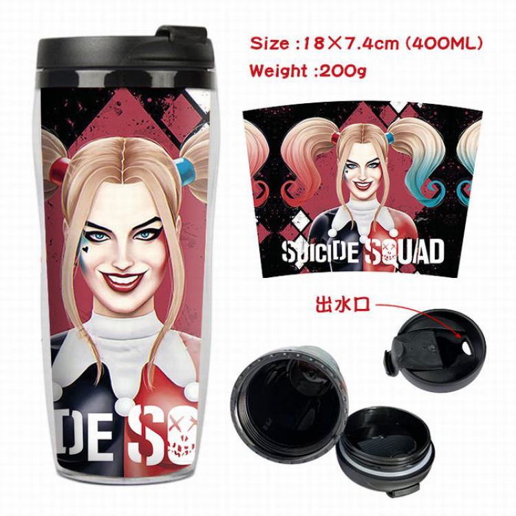 Suicide Squad Starbucks Leakproof Insulation cup Kettle 7.4X18CM 400ML