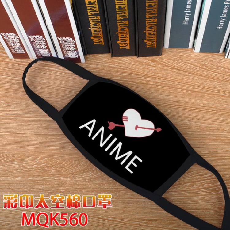 ANIME Color printing Space cotton Mask price for 5 pcs MQK560