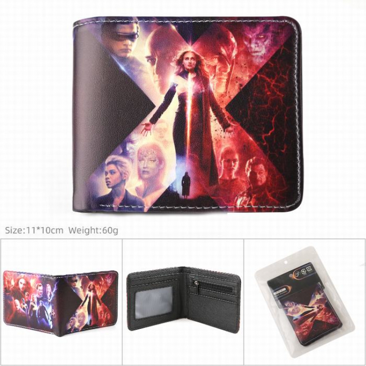 The avengers allianc Full color Twill two-fold short wallet Purse 11X10CM