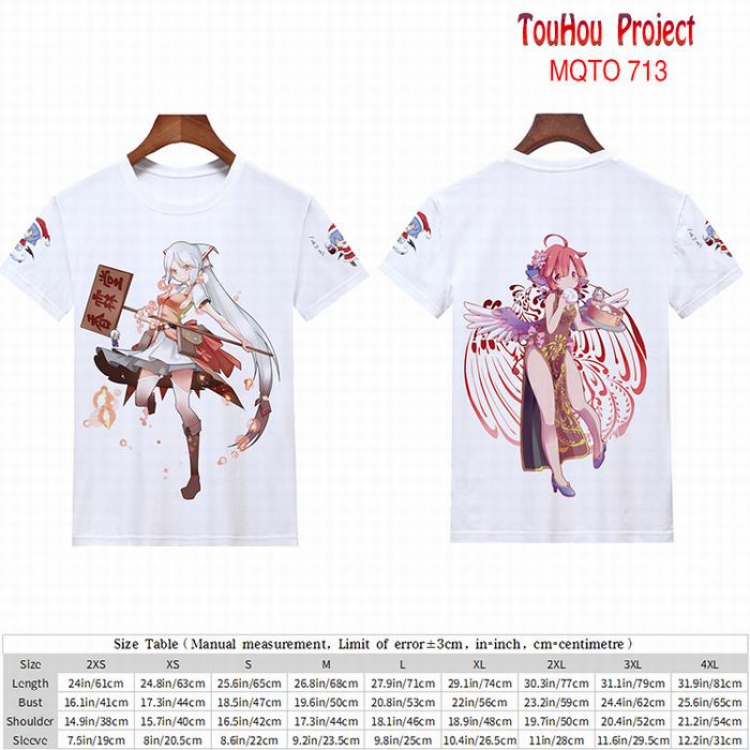 TouHou Project full color short sleeve t-shirt 9 sizes from 2XS to 4XL MQTO-713