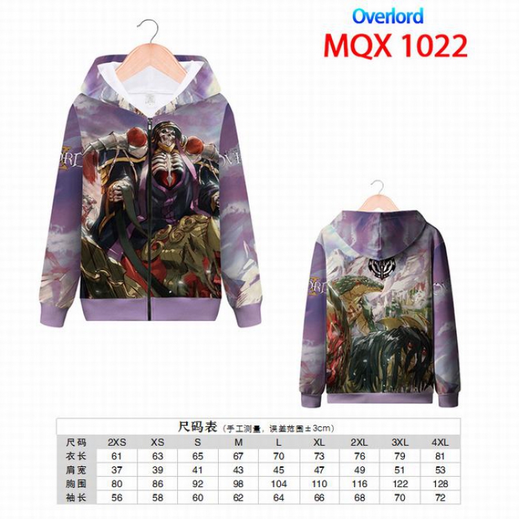 Full color zipper hooded Patch pocket Coat Hoodie 9 sizes from XXS to 4XL MQX1022