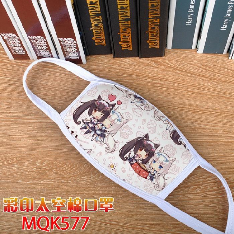 Nekopara Color printing Space cotton Mask price for 5 pcs MQK 577