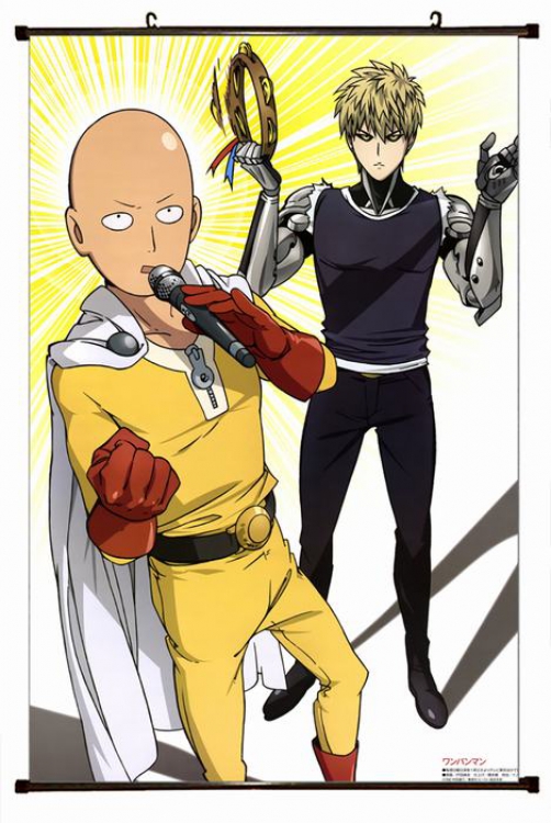 One Punch Man Plastic pole cloth painting Wall Scroll 60X90CM preorder 3 days Y3-41 NO FILLING