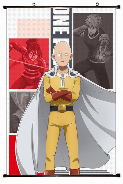 One Punch Man Plastic pole cloth painting Wall Scroll 60X90CM preorder 3 days Y3-55 NO FILLING
