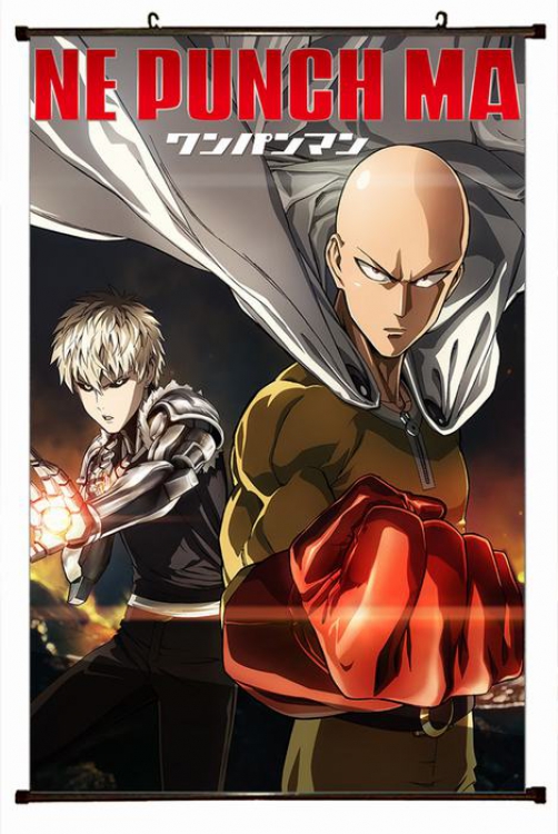 WOne Punch Man Plastic pole cloth painting Wall Scroll 60X90CM preorder 3 days Y3-9 NO FILLING