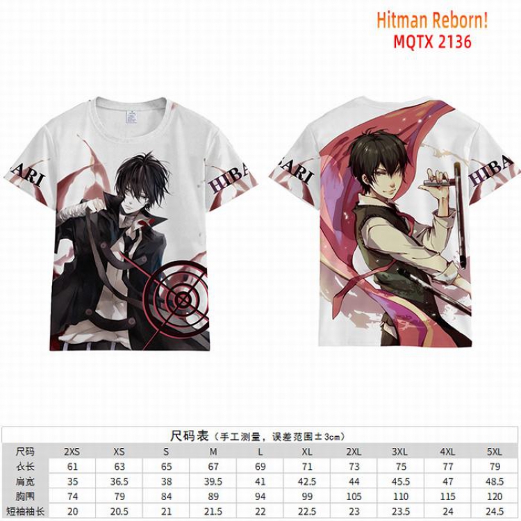 HITMAN REBORN Full color short sleeve t-shirt 10 sizes from 2XS to 5XL MQTX-2136