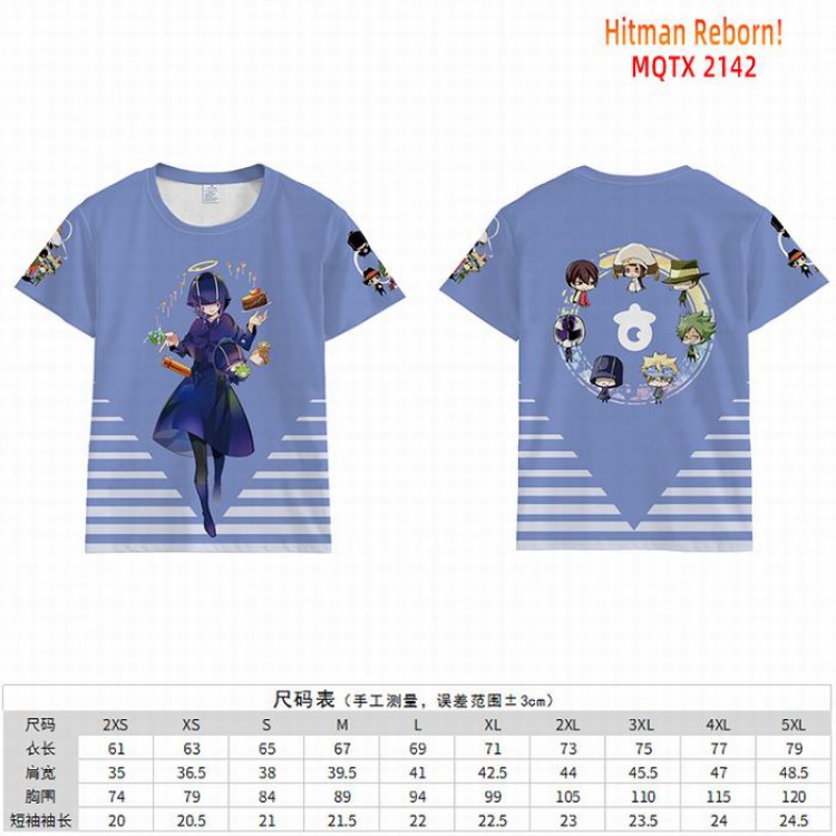 HITMAN REBORN Full color short sleeve t-shirt 10 sizes from 2XS to 5XL MQTX-2142