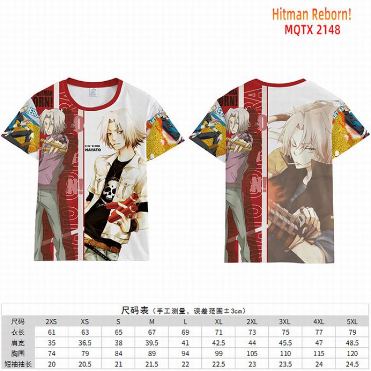 HITMAN REBORN Full color short sleeve t-shirt 10 sizes from 2XS to 5XL MQTX-2148