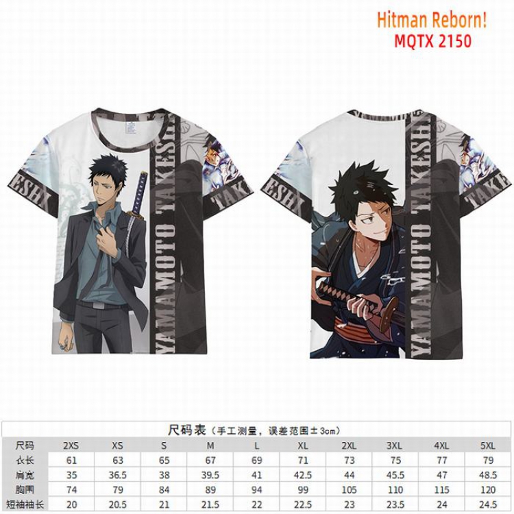 HITMAN REBORN Full color short sleeve t-shirt 10 sizes from 2XS to 5XL MQTX-2150