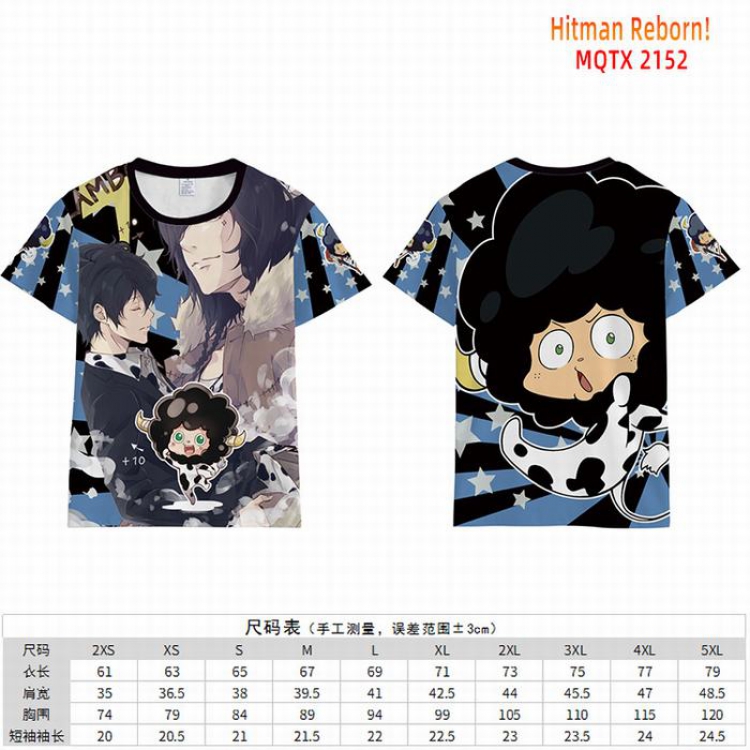 HITMAN REBORN Full color short sleeve t-shirt 10 sizes from 2XS to 5XL MQTX-2152