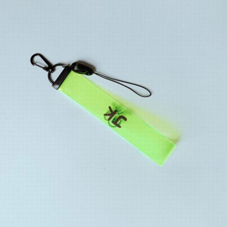 JK Fluorescent green  Mobile phone rope lanyard around the same paragraph 18CM 10G  price for 5 pcs