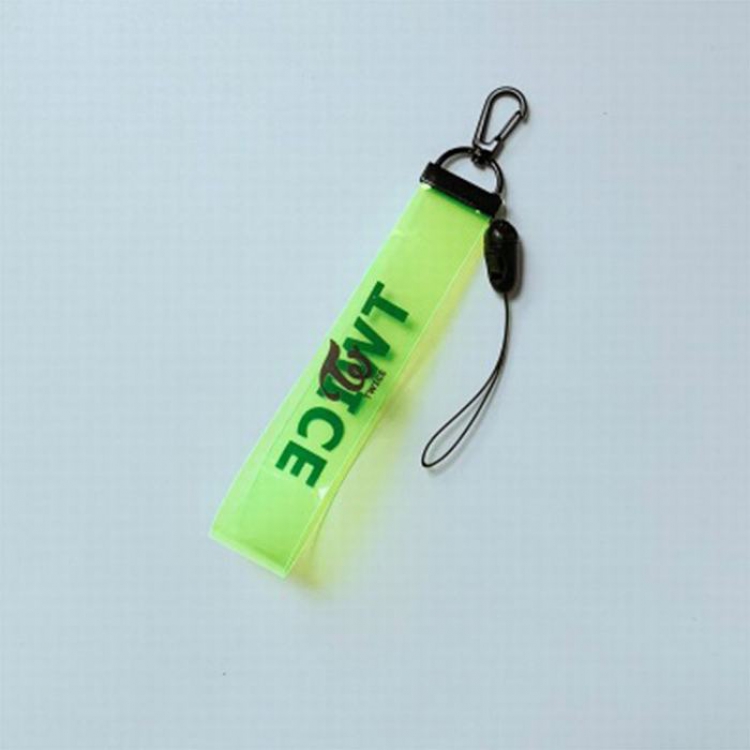 TWICE  Fluorescent green Mobile phone rope lanyard around the same paragraph 18CM 10G  price for 5 pcs
