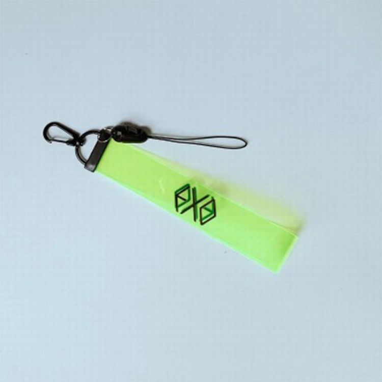 EXO Fluorescent green  Mobile phone rope lanyard around the same paragraph 18CM 10G  price for 5 pcs
